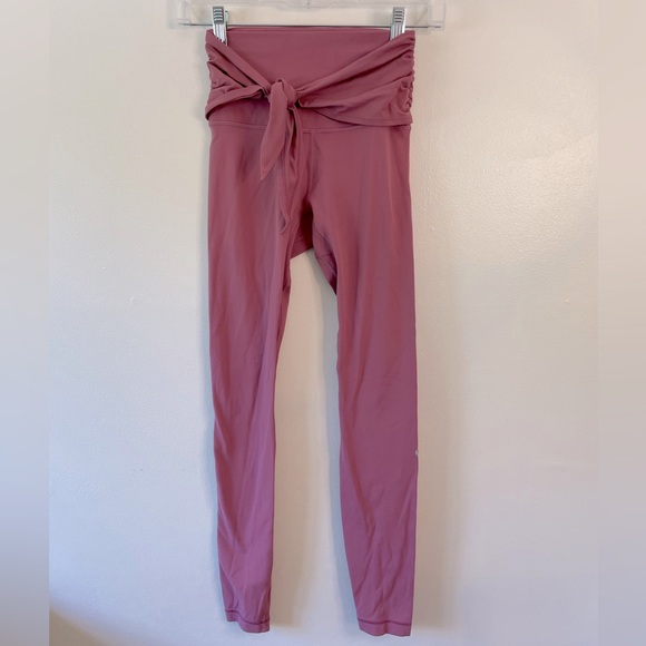lululemon athletica Pants - Lululemon Align Pant *28” Wrap Waist size 2 Moss Rose
